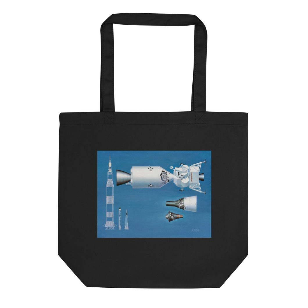 Vintage Spacecraft Eco Tote Bag