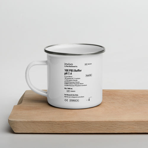 10X PBS Enamel Mug