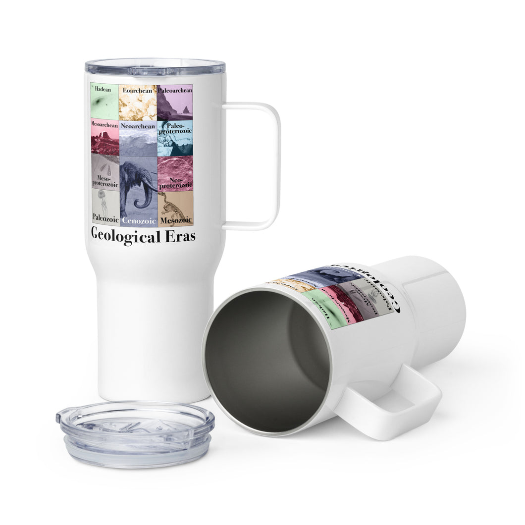 Geological Eras Travel Mug with a Handle | Science Taylor Swift